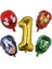 Pembe 5 Adet Marvel Süper Kahraman Balon Örümcek Adam Alüminyum Folyo Balonlar Çocuklar Doğum Günü Partisi Dekorasyon Bebek Duş Demir Adam Balonlar (Yurt Dışından) 4