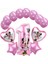 Balon-1 Adet Disney Minnie Mouse 1st Doğum Günü Dekor Bebek Kız Iyilik Parti Dekoru Bebek Kız Için Diy Doğum Günü Balon Dekor Bebek Duş Hediyeleri (Yurt Dışından) 2
