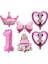 2-6 Adet Disney Minnie Mouse Doğum Günü Dekor Bebek Kız Iyilik Parti Dekor Diy Doğum Günü Numarası Balon Kombinasyonu Bebek Duş Hediyeler Kız Için (Yurt Dışından) 2