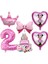 2-6 Adet Disney Minnie Mouse Doğum Günü Dekor Bebek Kız Iyilik Parti Dekor Diy Doğum Günü Numarası Balon Kombinasyonu Bebek Duş Hediyeler Kız Için (Yurt Dışından) 3
