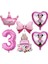 2-6 Adet Disney Minnie Mouse Doğum Günü Dekor Bebek Kız Iyilik Parti Dekor Diy Doğum Günü Numarası Balon Kombinasyonu Bebek Duş Hediyeler Kız Için (Yurt Dışından) 4