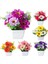 Sarı Yapay Kasımpatı Çiçeği Saksı Bitki Gerçekçi Gypsophila Ahşap Saksı Bonsai Ev Bahçe Süsleri Dekorasyon (Yurt Dışından) 2