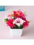 Sarı Yapay Kasımpatı Çiçeği Saksı Bitki Gerçekçi Gypsophila Ahşap Saksı Bonsai Ev Bahçe Süsleri Dekorasyon (Yurt Dışından) 3