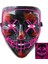 B Neon Maske Led Işık Up Parti Maskeleri Tasfiye Seçim Yılı Büyük Komik Korkunç Maskeler Festivali Cosplay Kostüm Malzemeleri Glow Parti 1