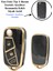 Fiat Stilo Anahtar Kılıfı Siyah Gold 2001-2009 1