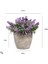 12 Mini Yapay Çiçekler Bitkiler Bonsai Masa Süsü Küçük Simüle Ağaç Saksı Bitkileri Sahte Çiçekler Ofis Masası Saksı Süs Ev (Yurt Dışından) 1