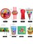 Kek TOPPER-24PCS Susam Sokağı Parti Malzemeleri Elmo Tema Tek Kullanımlık Sofra Fincan Plaka Hediye Çantası Balon Bebek Duş Çocuk Doğum Günü Partisi Dekoru (Yurt Dışından) 5