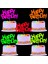 E 30 Parça Glow Parti Neon Malzemeleri Uv Işıkta Glow Mutlu Doğum Günü Pastası Cupcake Toppers Siyah Işık Doğum Günü Partisi Dekorasyon (Yurt Dışından) 4