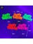E 30 Parça Glow Parti Neon Malzemeleri Uv Işıkta Glow Mutlu Doğum Günü Pastası Cupcake Toppers Siyah Işık Doğum Günü Partisi Dekorasyon (Yurt Dışından) 5