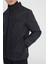 Standart Fit Normal Kesim Dik Yaka Desenli Overcoat 5