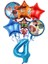 Balonlar-6 Adet Karikatür Oyuncak Hikayesi Parti Dekorasyon Tek Kullanımlık Sofra Kağıt Plat Zemin Buzz Lightyear Balonlar Çocuklar Doğum Günü Partisi Malzemeleri (Yurt Dışından) 1