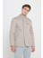 Standart Fit Normal Kesim Dik Yaka Desenli Overcoat 3
