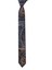 Dar Kesim Gri - Gold Desenli Slim 6 Cm. Hand Made Kravat 2