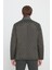 Standart Fit Normal Kesim Dik Yaka Desenli Overcoat 5