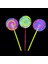 20 Adet Işık Çubuğu Aydınlık Lolipop Dönen Fırıldak Gece Parlayan Işık Çubuğu Mutlu Doğum Günü Partisi Dekoru Let's Glow Floresan Balon Çocuklar Favor (Yurt Dışından) 2