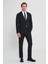Slim Fit Dar Kesim Mono Yaka Yünlü Takım Elbise 2