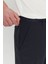 Relax Fit Rahat Kesim Beli Lastikli Cepli Esnek Takım Elbise Pantolonu 4