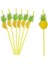 Ananas 100 Adet 25/50/100 Adet Tropikal Şemsiye Flamingo Ananas Pipet Suyu Kokteyl Tek Kullanımlık Meyve Suyu Pipet Hawaii Parti Dekorasyon (Yurt Dışından) 1