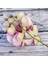 Beyaz 3D Küçük Kelebek Orkide 6 Kafaları/paket Sahte Çiçek Ev Perdelik Duvar Düğün Dekorasyon Noel Diy Yapay Phalaenopsis (Yurt Dışından) 5