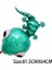 Gecko Karikatür Hayvan Alüminyum Folyo Balon Karınca Mantis Böcek Helyum Bebek Duş Doğum Günü Çocuk Günü Partisi Dekorasyon Oyuncaklar Globos (Yurt Dışından) 1
