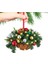 B Yapay Asılı Çiçek Sepeti Noel Kolye 2d Yeşil Kırmızı Çelenk Bitki Noel Ağacı Süsler Merry Christmas Dekorasyon Noel (Yurt Dışından) 5