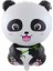 Balon-A Panda Doğum Günü Folyo Balonlar Doğum Günü Partisi Dekorasyon Çocuklar Kağıt Kutu Çanta Bardak Hayvan Şişme Balon Bebek Duş Dekor (Yurt Dışından) 1