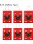 Kırmızı Hediye Çantası-6 Adet Mickey Mouse Doğum Günü Partisi Malzemeleri ve Süslemeleri Mickey Mouse Parti Malzemeleri Banner Plaka Balonları ile 10 Konuğa Hizmet Vermektedir (Yurt Dışından) 1