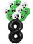 11 Adet Set 8 Panda Doğum Günü Balonları Banner Kek Topper Bebek Duş Parti Dekorasyon Çocuklar Çocuklar Için Bambu Hayvan Şişme Panda Tabaklar Bardaklar (Yurt Dışından) 1
