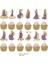 Cupcake 12 Adet Anime Tangled Rapunzel Tema Parti Malzemeleri Sofra Kağıt Bardak Tabak Peçete Bayrağı Bebek Duş Balonlar Doğum Günü Partisi Dekorasyon (Yurt Dışından) 1