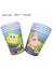 Spoon-6pcs Ücretsiz Özelleştirme Sünger Bob Tema Arka Plan Parti Malzemeleri Doğum Günü Banner Lateks Balon Dekorasyon Kek Topper Çocuk Oyuncakları (Yurt Dışından) 5