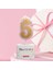 Pembe 5 Dijital Doğum Günü Mumu Altın Tozu Taç Dijital Mum Dijital 0-9 Parti Kutlama Yeni Yıl Noel Festivali Pasta Mumu (Yurt Dışından) 1