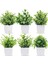 Gjl Yapay Bonsai Yeşil Sahte Bitki Okaliptüs Çiçek Saksı Bitki Kapalı Açık Ev Yatak Odası Bahçe Dekorasyon Malzemeleri (Yurt Dışından) 2