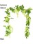 T02-GREEN-1PCS Wisteria Yapay Çiçek Asma Sarmaşık Yaprağı Çelenk Ipek Gül Çiçek Rattan Dize Asma Düğün Kemer Çiçek Ev Bahçe Dekorasyonu (Yurt Dışından) 1