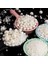 14MM 50G Yenilebilir Beyaz Boncuk Inci Şeker Topu Fondan Dıy Kek Pişirme Sprinkles Şeker Şeker Topu Düğün Pastası Dekorasyon (Yurt Dışından) 2