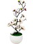 Parlak Kırmızı Çiçeği Çiçek Bitki Simülasyon Bonsai Gerçekçi Anti Solmaya Sahte Ipek Çiçek Ev Için Güzel Görünümlü Sahte Erik (Yurt Dışından) 4