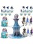 Bileklik-8pcs 3 Katmanlı Cupcake Standı Kek Dekorasyon Süsler Anna Elsa Prenses Çocuk Doğum Günü Partisi Bebek Duş Için Yeni Dondurulmuş 2 Parti Malzemeleri (Yurt Dışından) 2