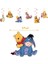 Kolye-6 Adet Winnie The Pooh Karikatür Tema Parti Malzemeleri Tek Kullanımlık Sofra Kağıt Saman Tabaklar Oyuncaklar Doğum Günü Şekeri Bebek Duş Süslemeleri (Yurt Dışından) 1