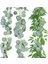 T01 Yeşil Okaliptüs Yaprakları Çelenk Wisteria Yapay Çiçekler Rattan Sahte Bitki Ipek Yaprak Sarmaşıklar Düğün Doğum Günü Partisi Dekoru Için (Yurt Dışından) 2