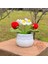 Strawberry-C 1 Adet (Saksı Ile) Tığ Çilek Bitkileri Bonsai Yapay Çiçekler Saksı El Örgü Süsler Oda Ev Masa Dekoru Için Sevgililer Günü Hediye Fikirleri (Yurt Dışından) 2
