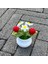 Strawberry-C 1 Adet (Saksı Ile) Tığ Çilek Bitkileri Bonsai Yapay Çiçekler Saksı El Örgü Süsler Oda Ev Masa Dekoru Için Sevgililer Günü Hediye Fikirleri (Yurt Dışından) 4