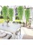 2pcs Mor 80 cm 2ADET 85 cm Simülasyon Çiçek Plastik Hasır Yapay Bitki Duvar Çelengi Bitki Ipek Çiçek Rattan Bahçe Düğün Ev Dekorasyonu (Yurt Dışından) 4