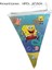 Invitationcard-6pcs Ücretsiz Özelleştirme Sünger Bob Tema Arka Plan Parti Malzemeleri Doğum Günü Banner Lateks Balon Dekorasyon Kek Topper Çocuk Oyuncakları (Yurt Dışından) 3