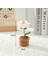 S7 Gardenya El Yapımı Tığ Işi Çiçekler Ayçiçeği Örme Çiçek Masası Süslemeleri Dekoratif Saksılar Öğretmenler Günü Hediyesi 책상 꾸미기 (Yurt Dışından) 1