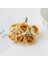 Sarı 12 Adet 12PC Yapay Çiçekler Ipek Çay Gül Düğün Buket Dekoratif Çelenk Noel Dekorasyon Ev Diy Hediyeler Kutusu Gelin Broş (Yurt Dışından) 1