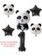 Numarası 1 Takım Karikatür Panda Folyo Balon Parti Dekoru Hayvanlar Tema Doğum Günü Partisi Bebek Duş Malzemeleri Hayvanat Bahçesi Hayvan Balonlar Panda Parti Malzemeleri (Yurt Dışından) 1