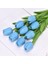 5PCS-COLOR10 5 Adet Lale Pu Yapay Çiçek Gerçek Dokunmatik Buket Sahte Çiçekler Düğün Dekorasyon Bahar Parti Dıy Ev Bahçe Malzemeleri Için (Yurt Dışından) 1
