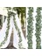 H04-2M Yeşil Okaliptüs Yaprakları Çelenk Wisteria Yapay Çiçekler Rattan Sahte Bitki Ipek Yaprak Vines Düğün Doğum Günü Partisi Dekoru Için (Yurt Dışından) 3