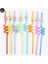 Stil 7 8 Adet 25 cm Yeniden Kullanılabilir Unicorn Pipetler Doğum Günü Unicorn Tema Plastik Içme Samanı Çocuklar Için Bebek Duş Doğum Günü Partisi Malzemeleri (Yurt Dışından) 1