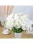 H Yapay Kelebek Beyaz Orkide Çiçek Ipek + Plastik Güve Phalaenopsis Düğün Ev Dıy Dekorasyon Için Sahte Çiçekler (Yurt Dışından) 3