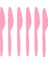 8 Adet Bıçak Minnie Mouse Parti Malzemeleri Çocuk Kız Bebek Banyo Doğum Günü Partisi Dekorasyon Için Banner Masa Örtüsü Bardak Tabakları ile 8 Misafir Hizmet Vermektedir (Yurt Dışından) 1